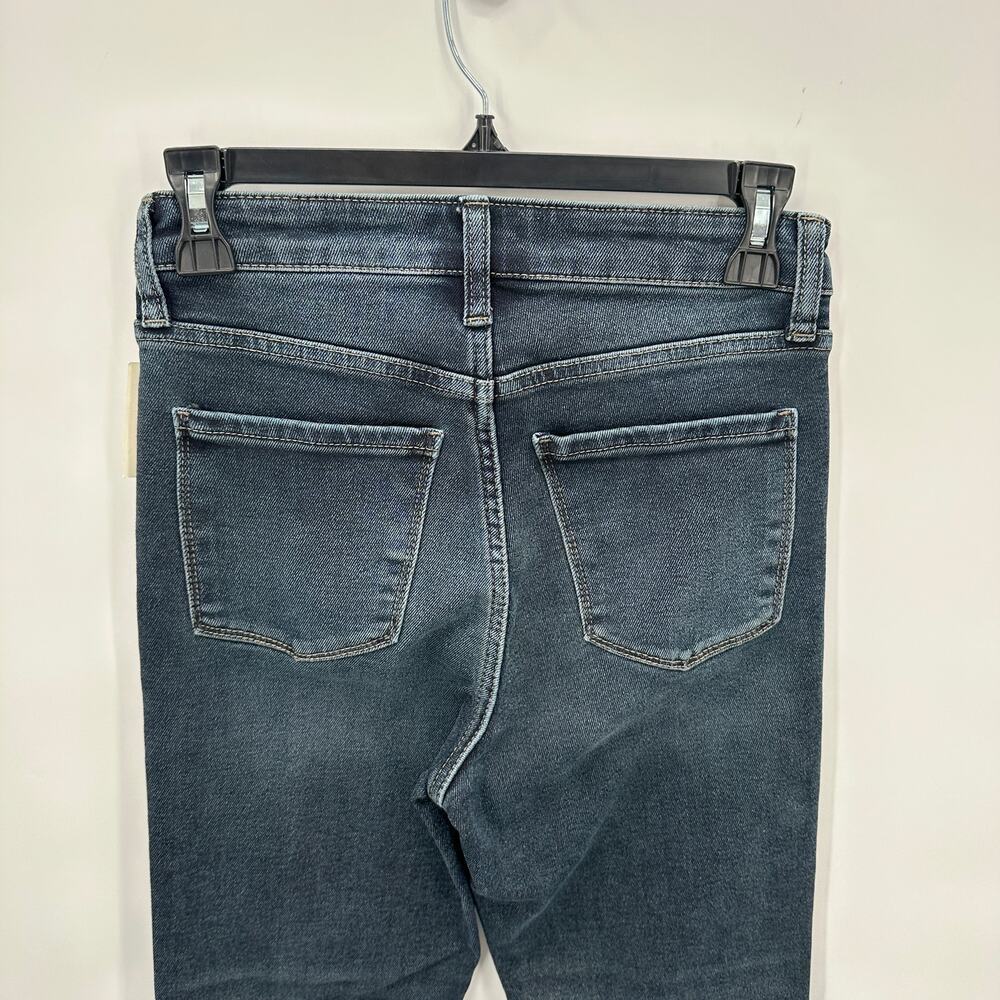 EVEREVE NWT High Rise EVER Straight Dark Wash Denim Jean // 00 - Picture 10 of 13